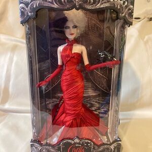 Disney Cruella Red and Black Collectible limited edition Doll